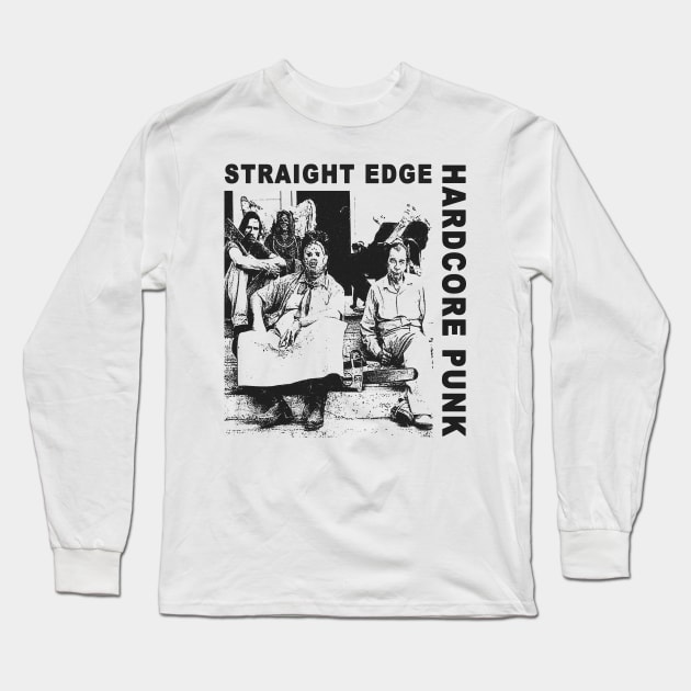 classic straight edge hardcore punk Long Sleeve T-Shirt by psninetynine